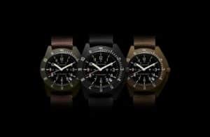 le tre varianti del Military Watch by Marathon