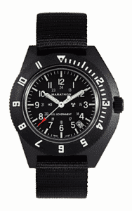 versione nera del Marathon Military Watch. limited edition